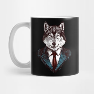 Business Wolf Mug